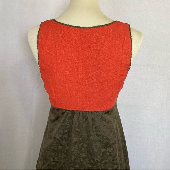ANTHROPOLOGIE MOULINETTE SOEURS 100% SILL DRESS - Picture 8 of 15